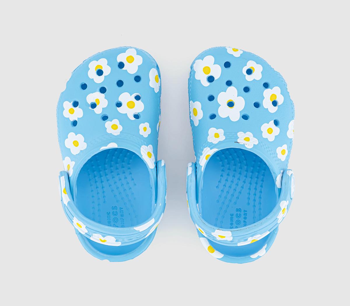 Crocs Classic Infant Clogs Crocs Classic Infant Clogs Daisy Tinted Glass