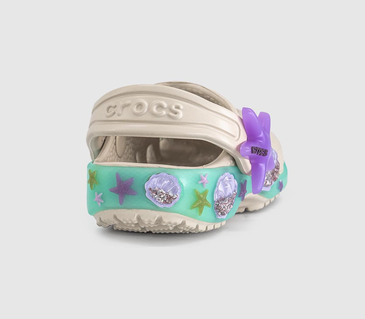 CrocsClassic Clogs ToddlerFrappe Sea Sparkle