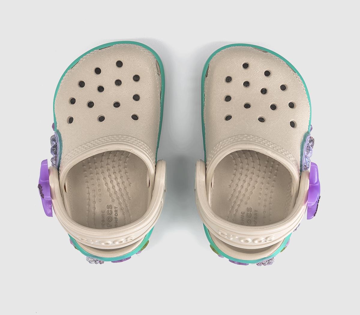 CrocsClassic Clogs ToddlerFrappe Sea Sparkle