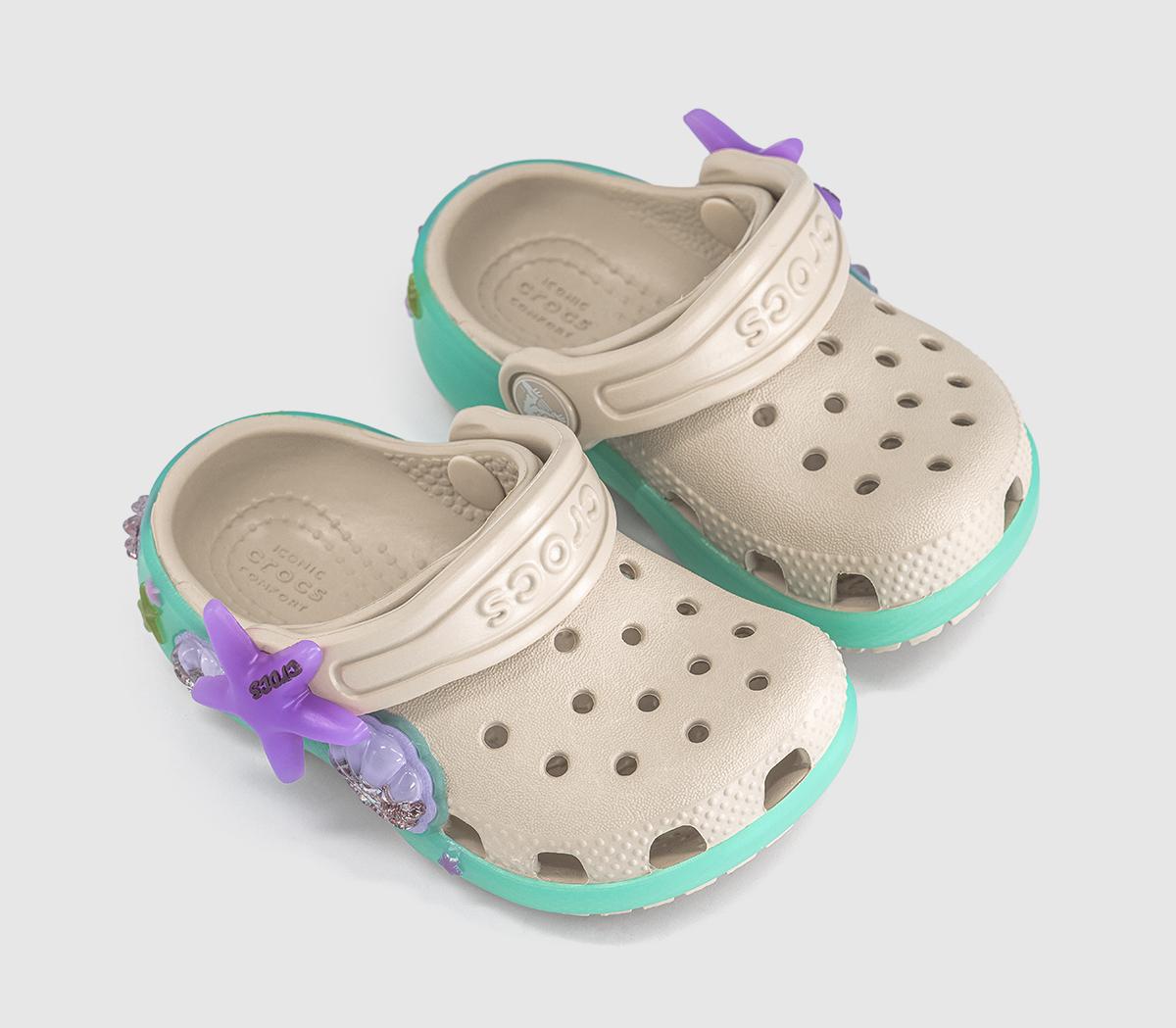 CrocsClassic Clogs ToddlerFrappe Sea Sparkle