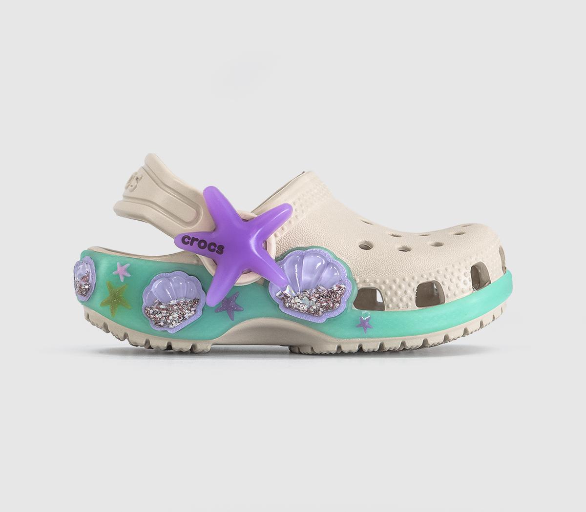 CrocsClassic Clogs ToddlerFrappe Sea Sparkle