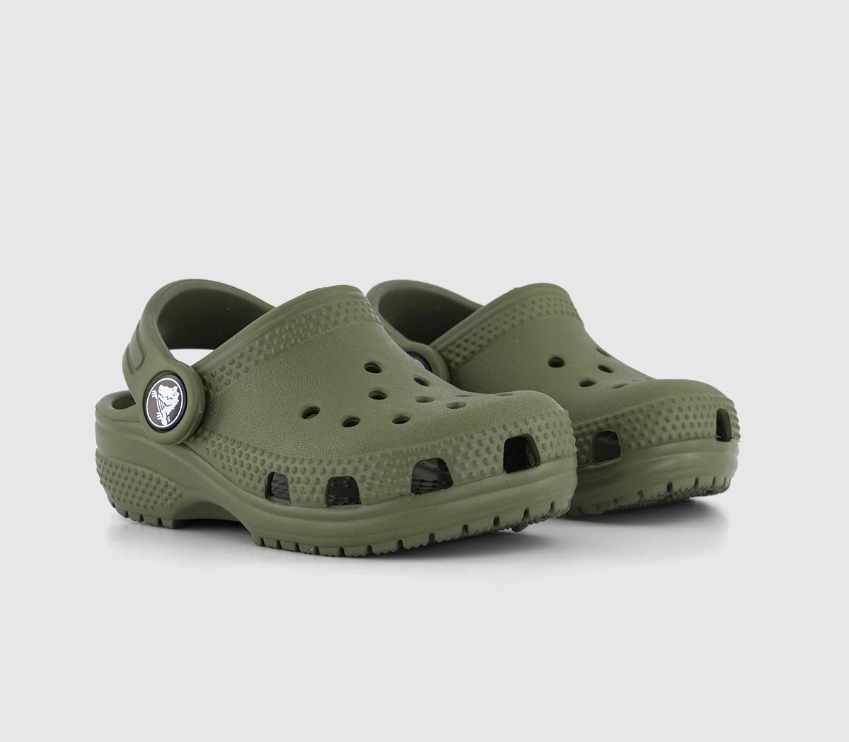 CrocsClassic Toddler Clogs CrocsClassic Toddler ClogsArmy Green