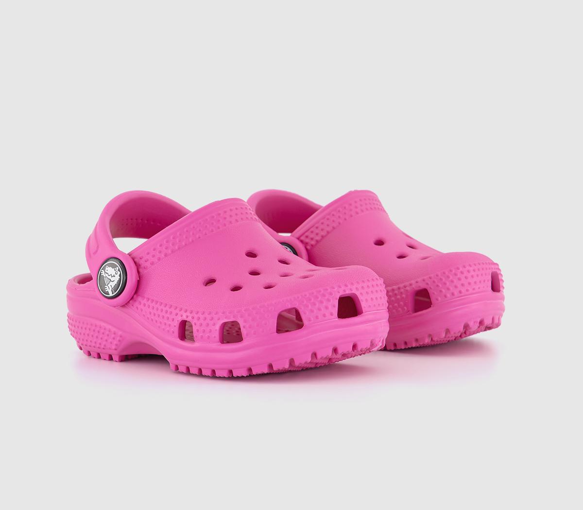 Crocs Kids Classic Toddler Clogs Juice Pink, 7infant