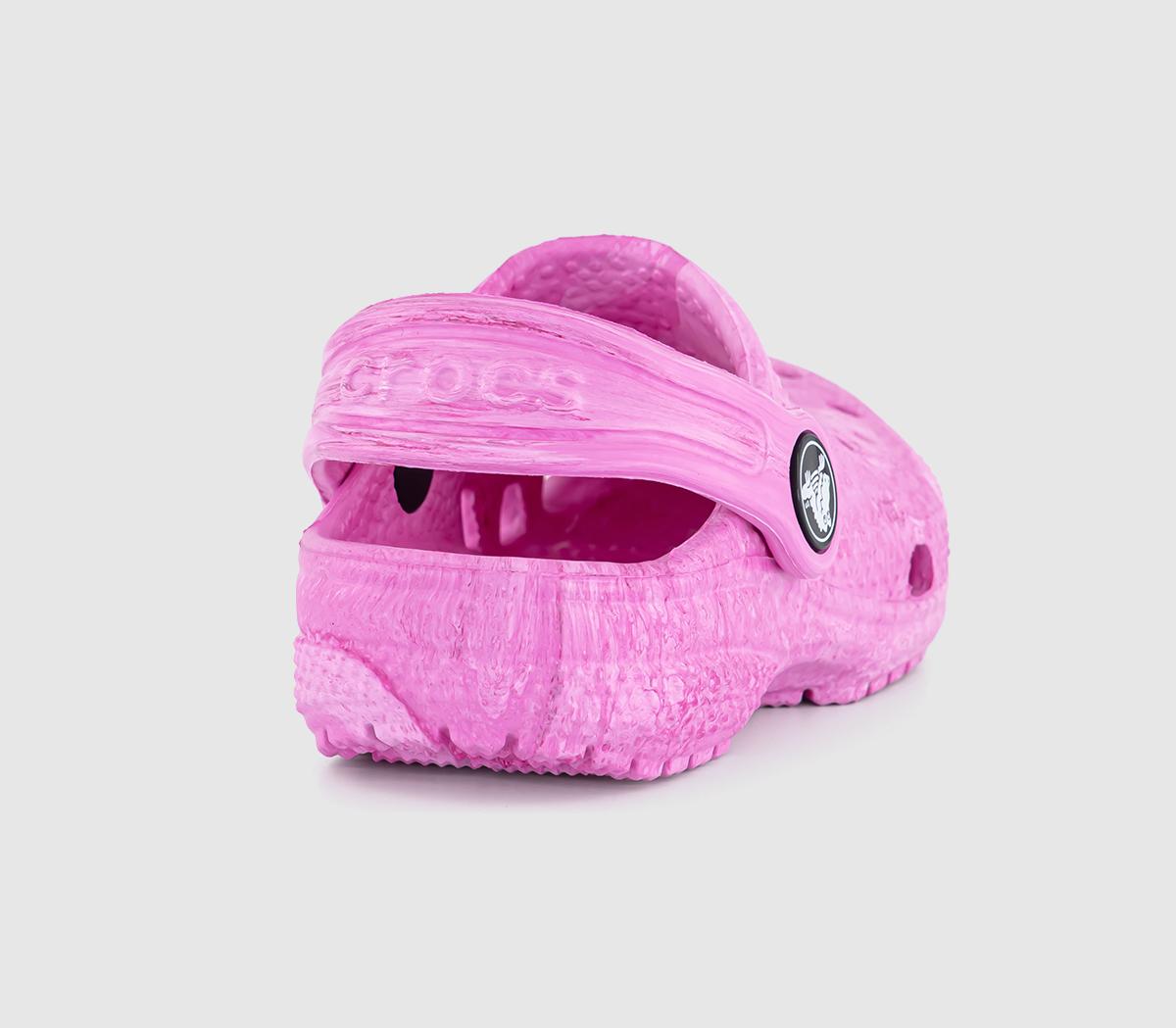 CrocsClassic Infant Clogs CrocsClassic Infant ClogsPink Multi Watercolour