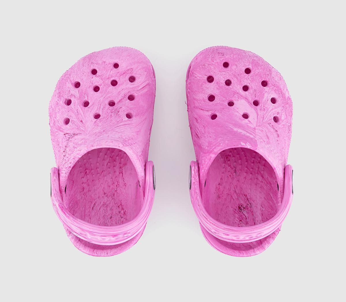 CrocsClassic Infant Clogs CrocsClassic Infant ClogsPink Multi Watercolour