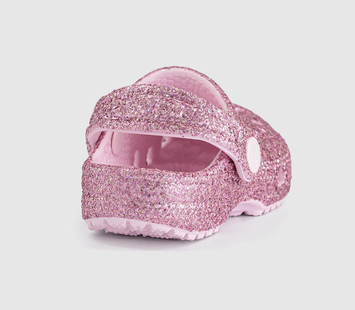 CrocsClassic Clogs ToddlerPink Milk Glitter