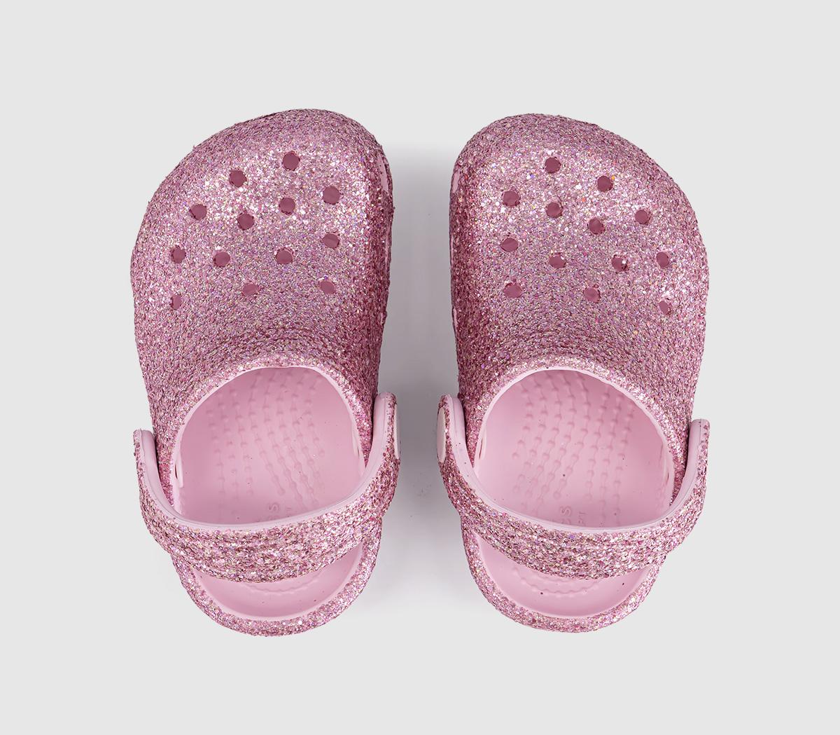 CrocsClassic Clogs ToddlerPink Milk Glitter