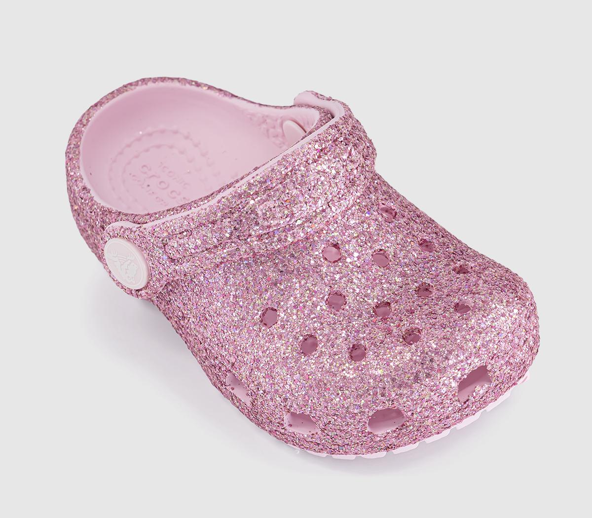 CrocsClassic Clogs ToddlerPink Milk Glitter