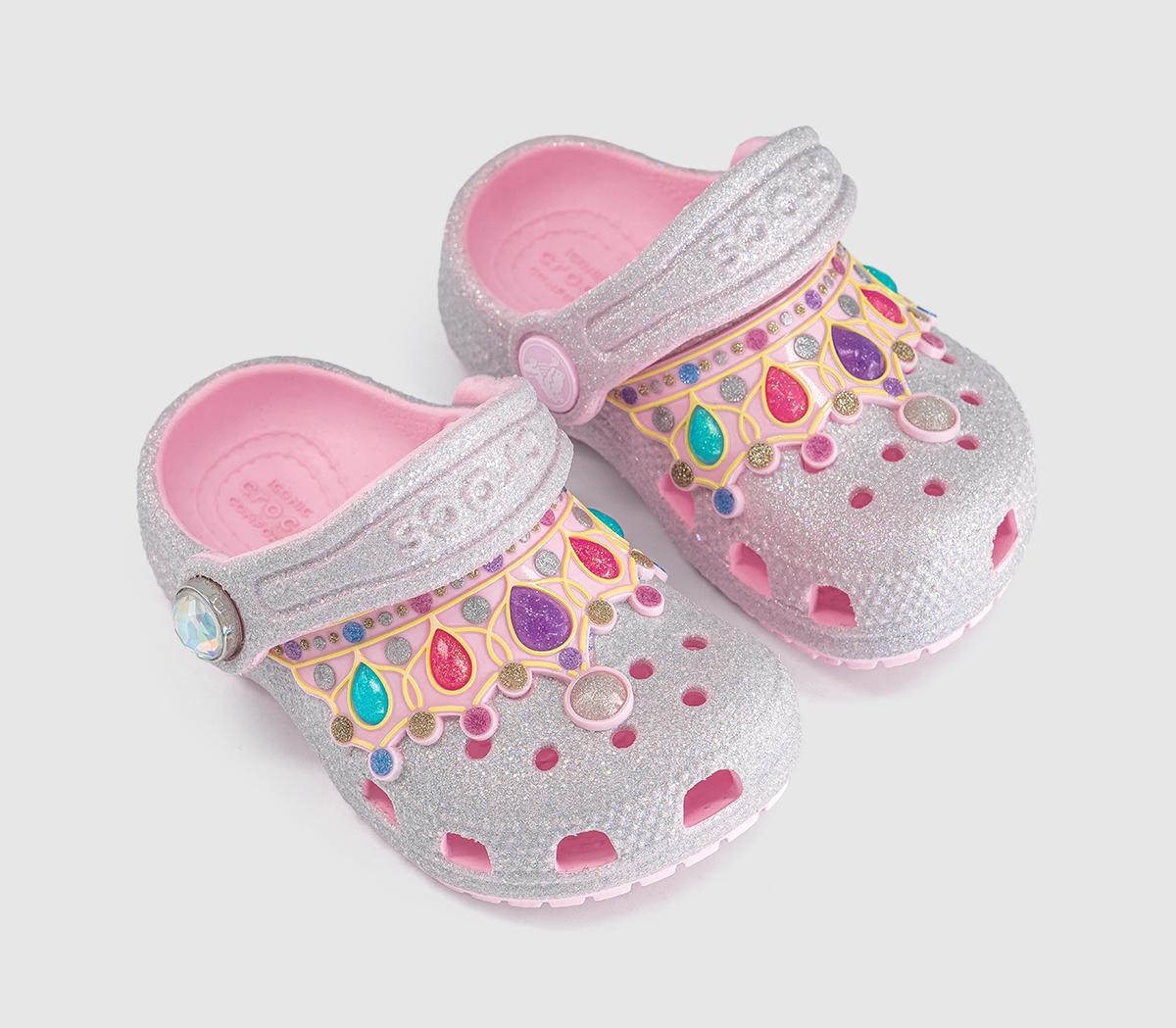 CrocsClassic Clogs ToddlerPink Milk Jewels