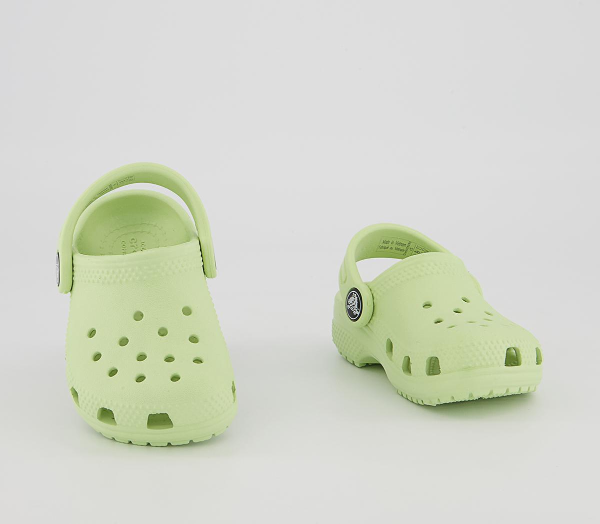 Crocs Classic Kids Clogs Crocs Classic Kids Clogs Celery