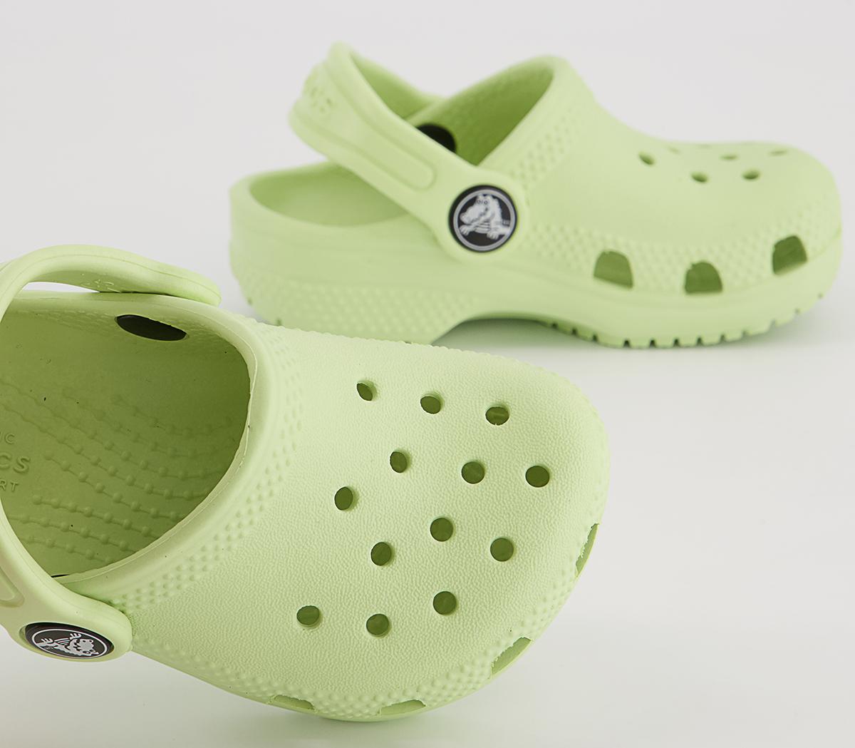 Crocs Classic Kids Clogs Crocs Classic Kids Clogs Celery