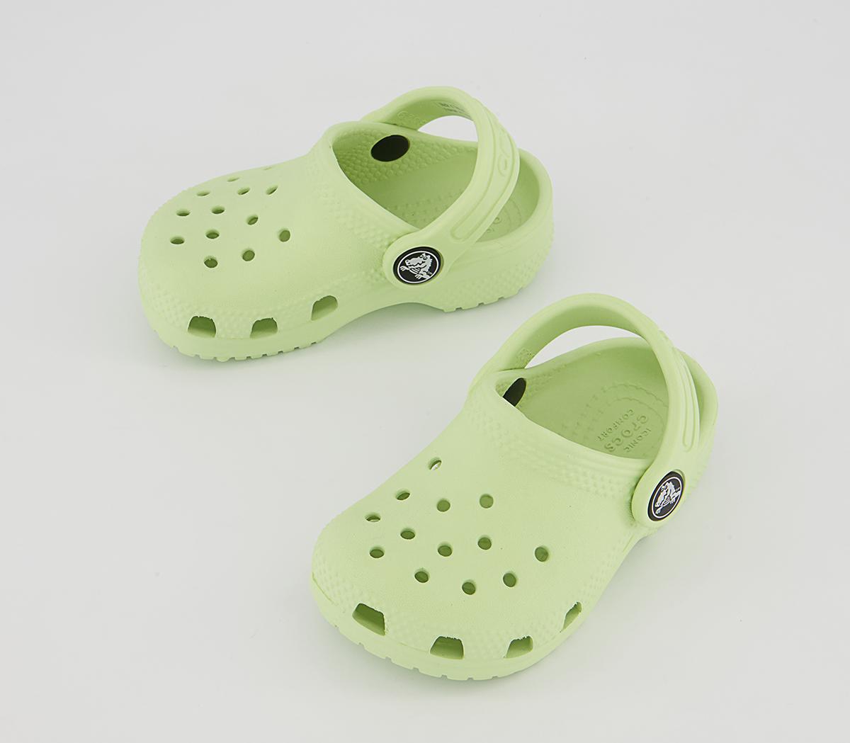 Crocs Classic Kids Clogs Crocs Classic Kids Clogs Celery