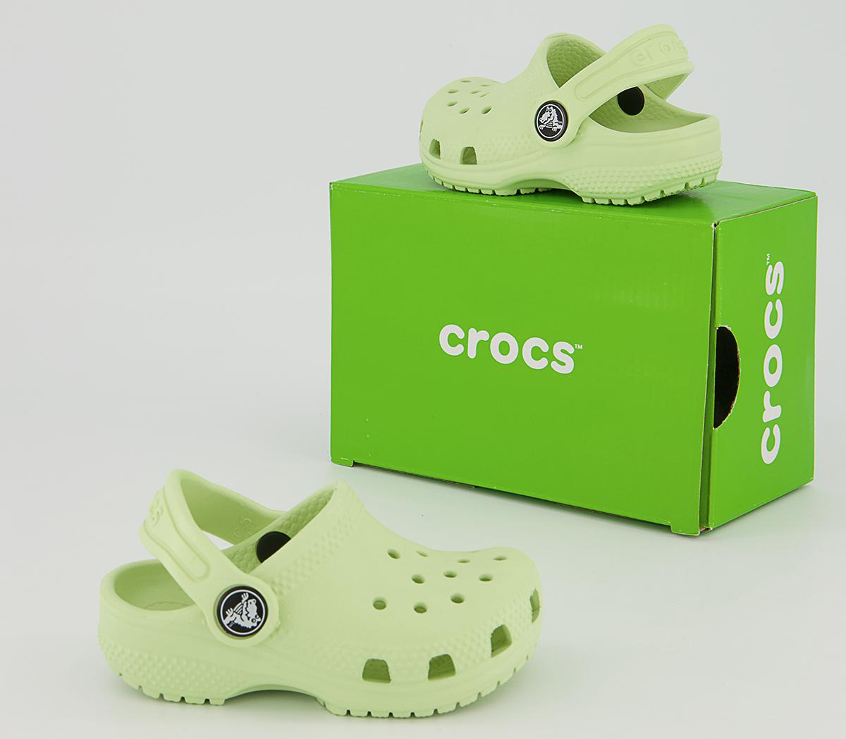 Crocs Classic Kids Clogs Crocs Classic Kids Clogs Celery