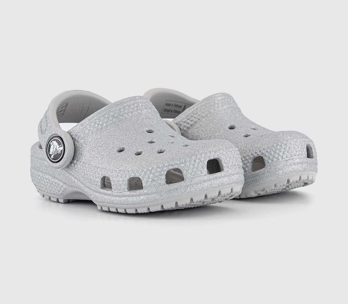 CrocsClassic Clogs TSilver Glitter