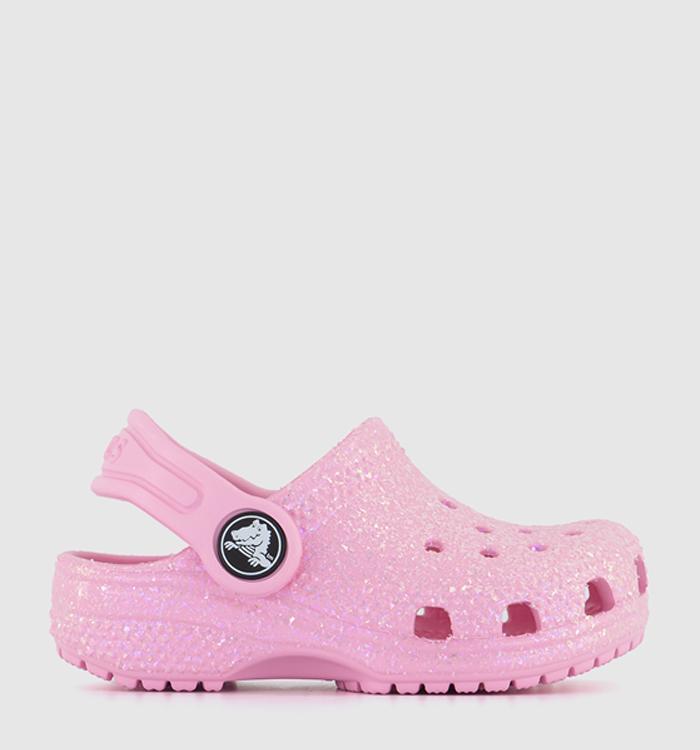 Crocs Classic Toddler Clogs Glitter Flamingo