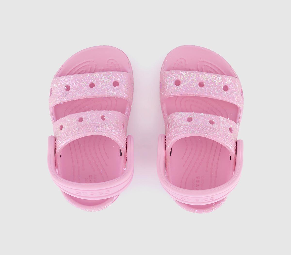 Crocs Classic Toddler Sandals Crocs Classic Toddler Sandals Glitter Flamingo
