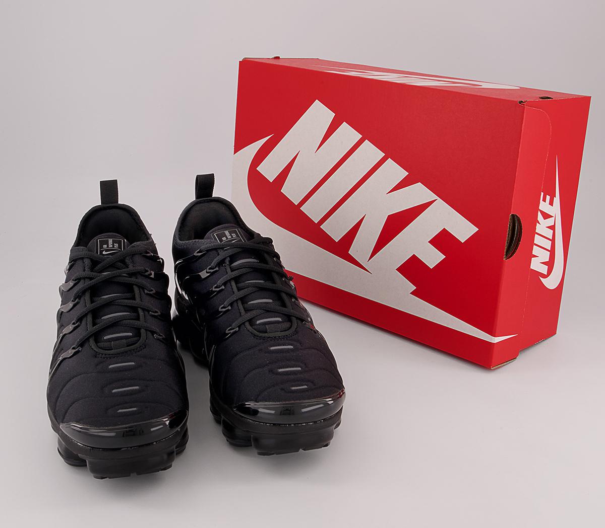 Nike Air Vapormax Plus Trainers Nike Air Vapormax Plus Trainers Black Black Dark Grey
