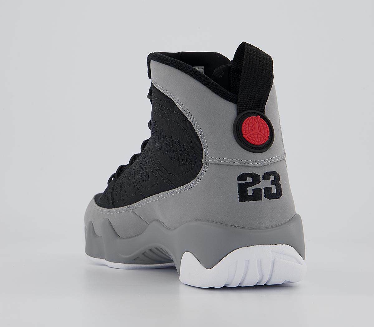 Jordan Jordan 9 Trainers Jordan Jordan 9 Trainers Black Univ Red Particle Grey White
