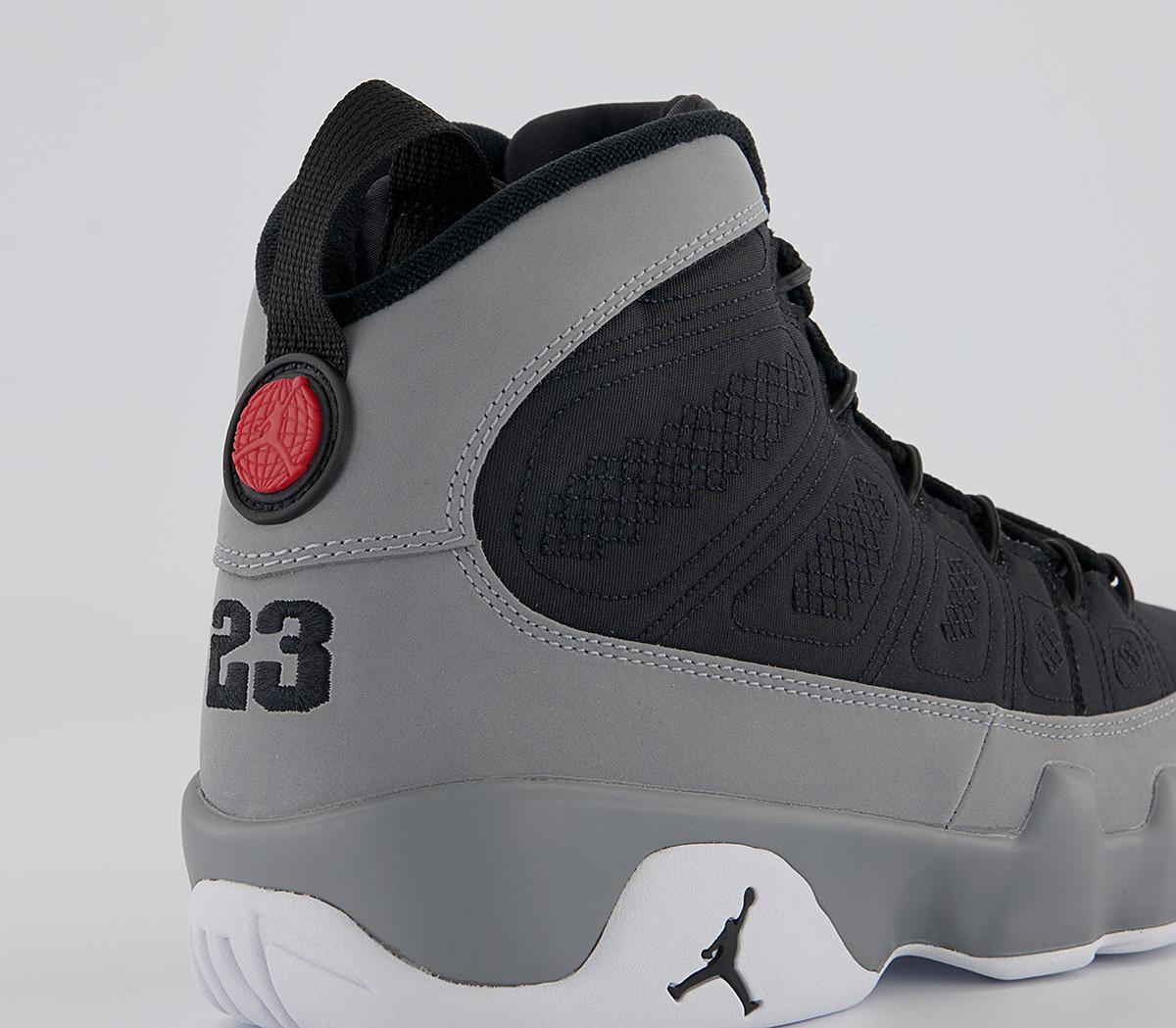 Jordan Jordan 9 Trainers Jordan Jordan 9 Trainers Black Univ Red Particle Grey White