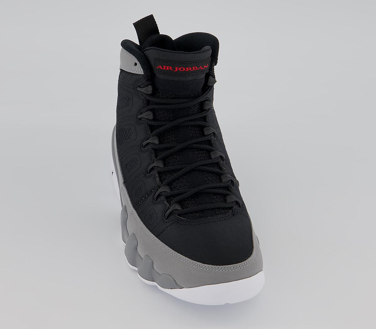 Jordan Jordan 9 Trainers Jordan Jordan 9 Trainers Black Univ Red Particle Grey White