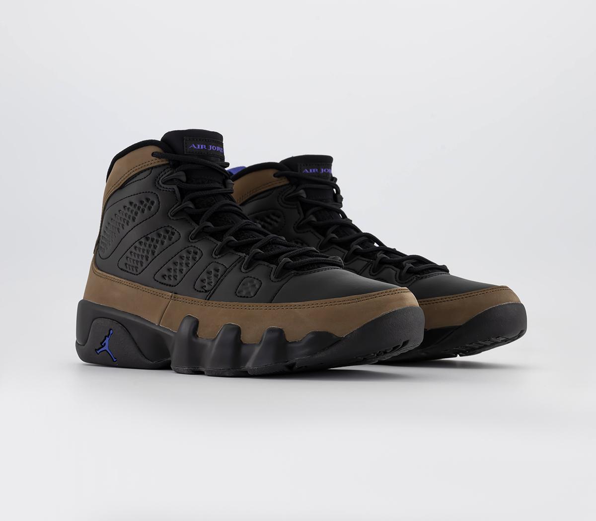 JordanJordan 9 TrainersBlack Bright Concord Light Olive Aquatone