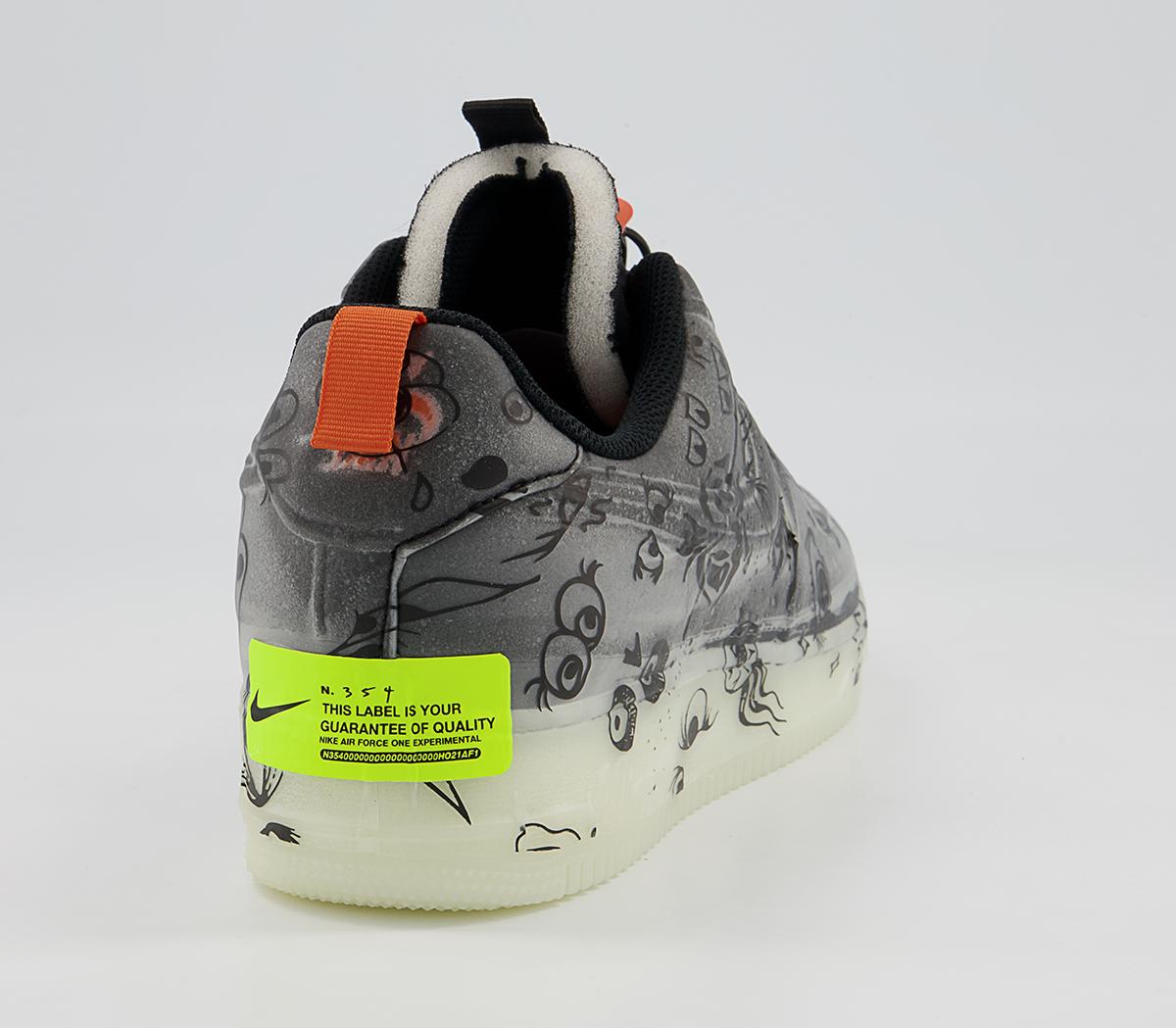 Nike Air Force 1 Experimental Trainers Nike Air Force 1 Experimental Trainers Black Starfish White