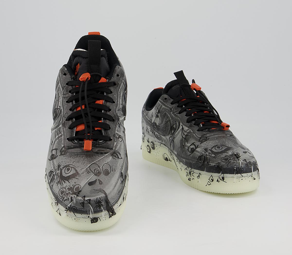 Nike Air Force 1 Experimental Trainers Nike Air Force 1 Experimental Trainers Black Starfish White