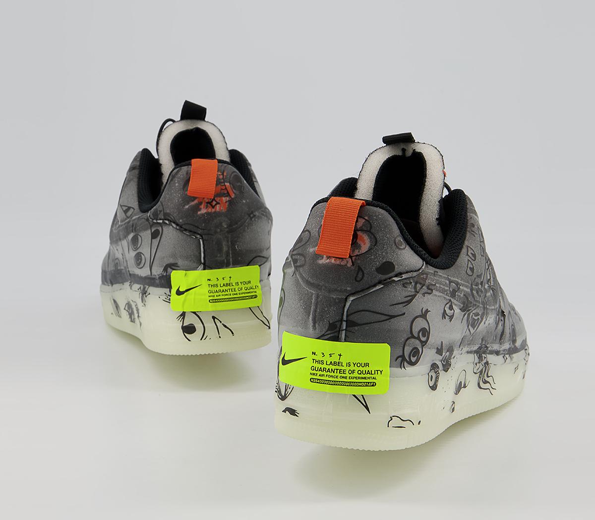Nike Air Force 1 Experimental Trainers Nike Air Force 1 Experimental Trainers Black Starfish White