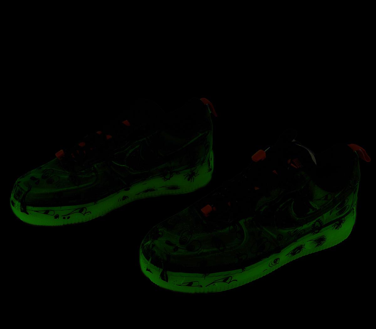 Nike Air Force 1 Experimental Trainers Nike Air Force 1 Experimental Trainers Black Starfish White
