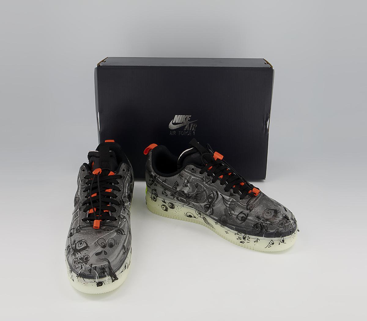 Nike Air Force 1 Experimental Trainers Nike Air Force 1 Experimental Trainers Black Starfish White