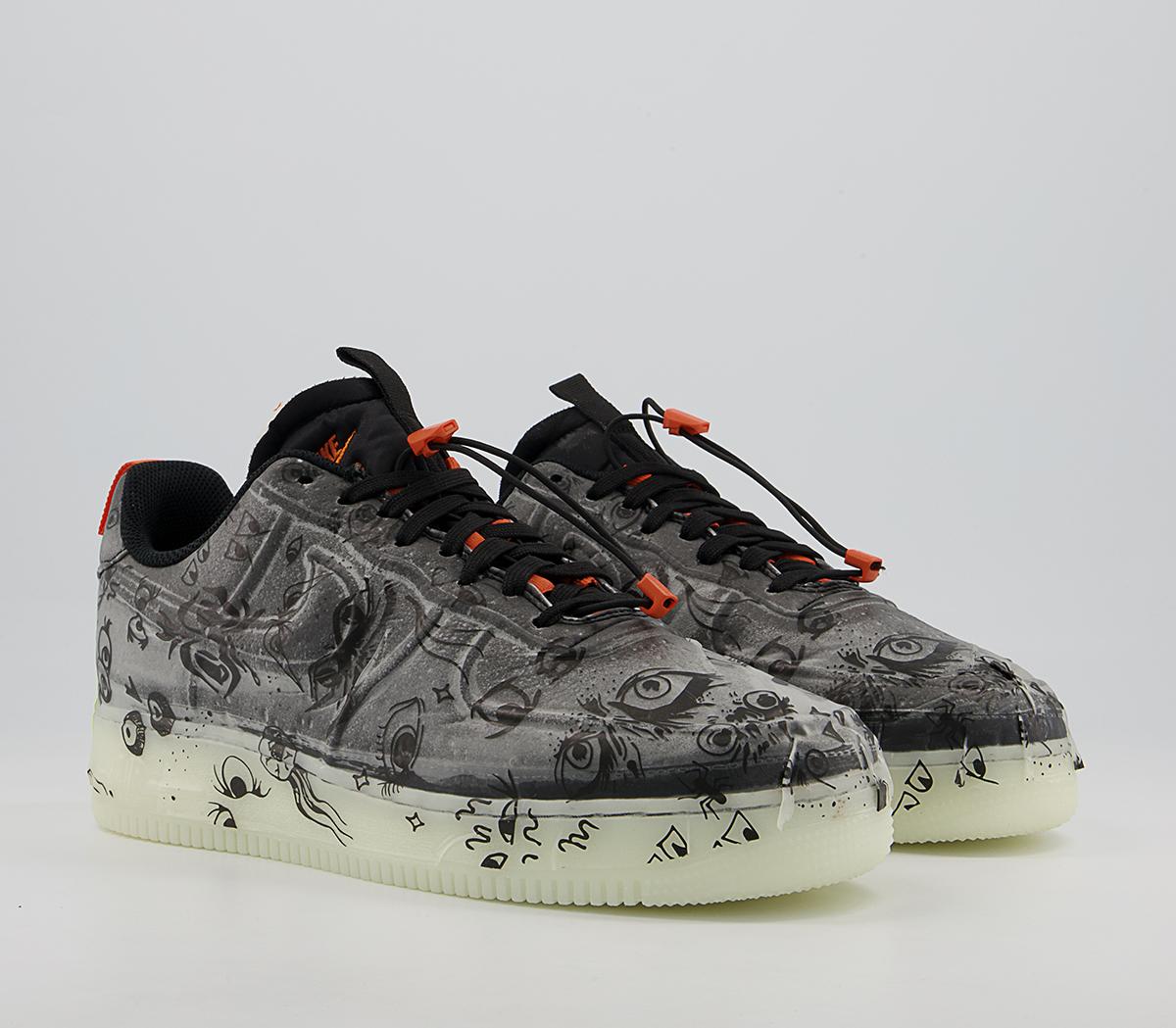 Nike Air Force 1 Experimental Trainers Nike Air Force 1 Experimental Trainers Black Starfish White