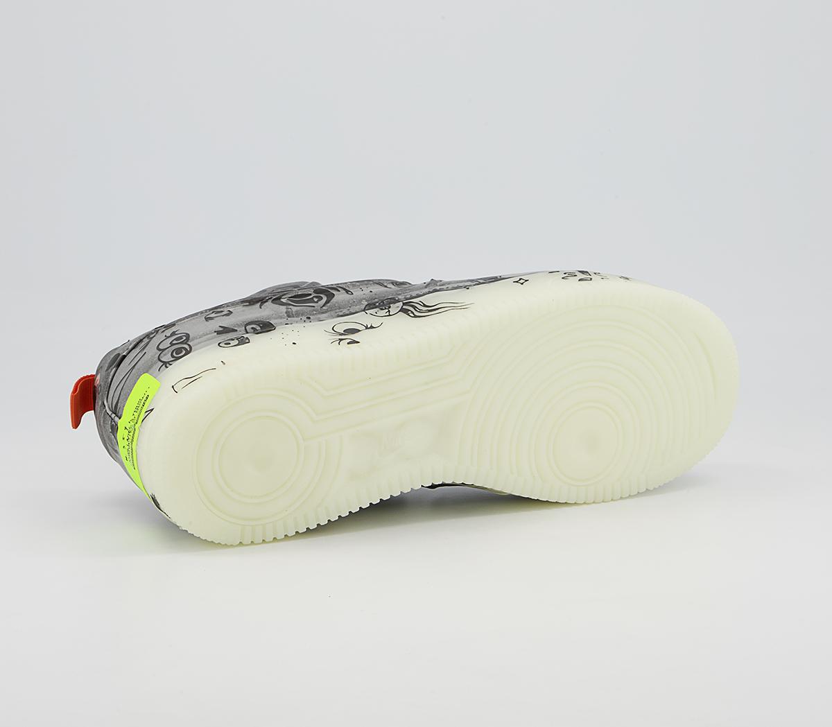 Nike Air Force 1 Experimental Trainers Nike Air Force 1 Experimental Trainers Black Starfish White
