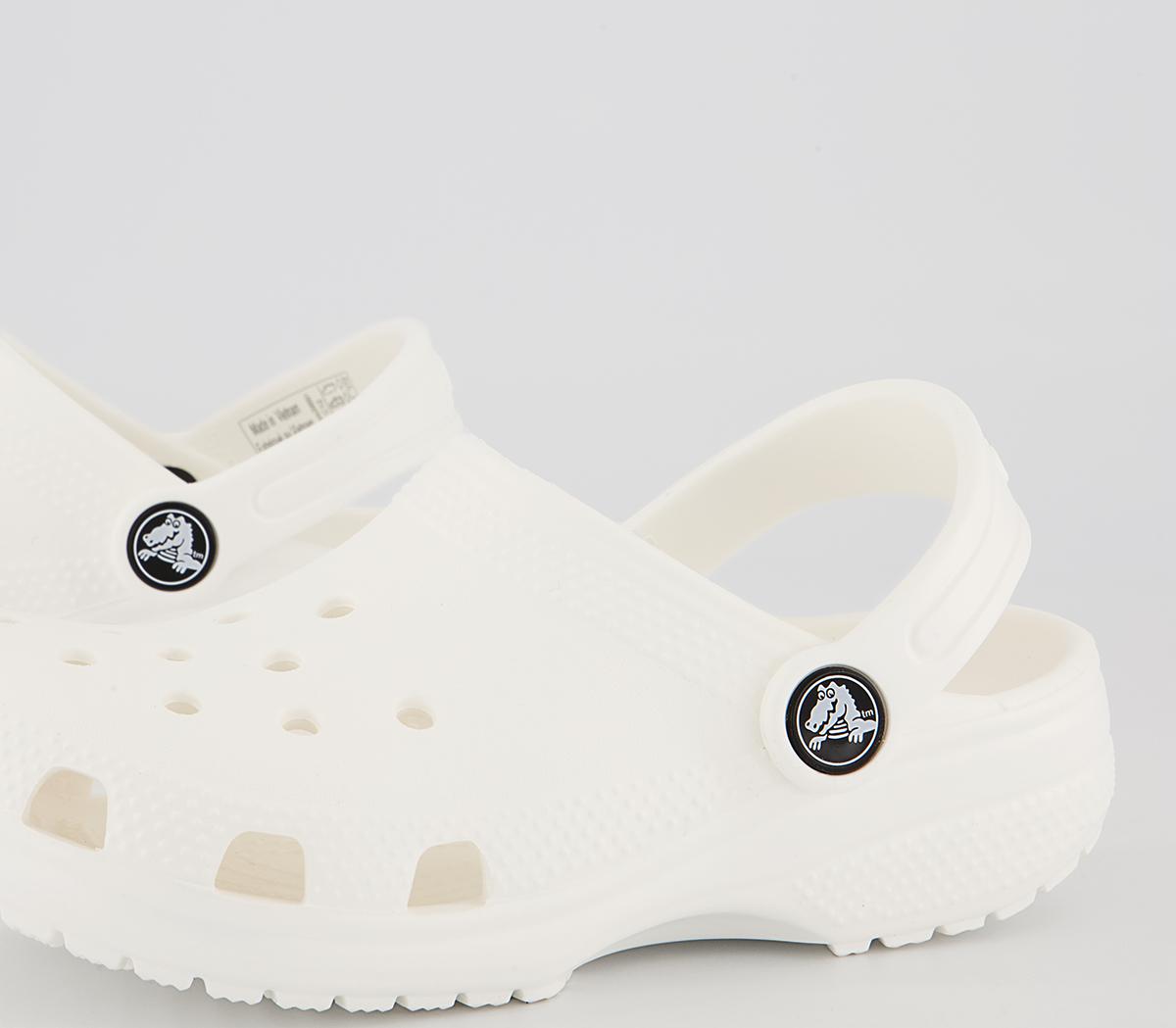Crocs Classic Kids Clogs Crocs Classic Kids Clogs White