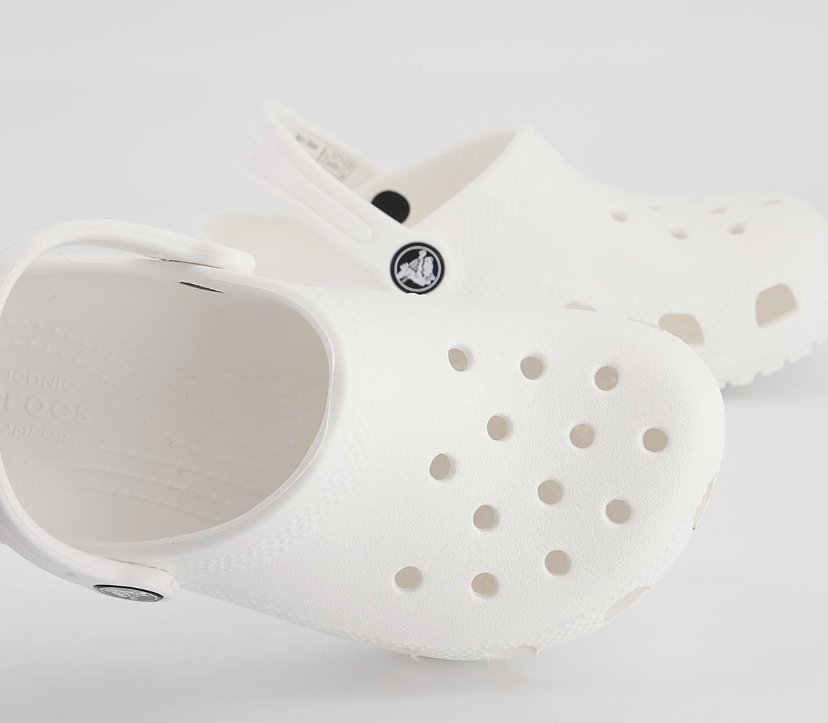 Crocs Classic Kids Clogs Crocs Classic Kids Clogs White
