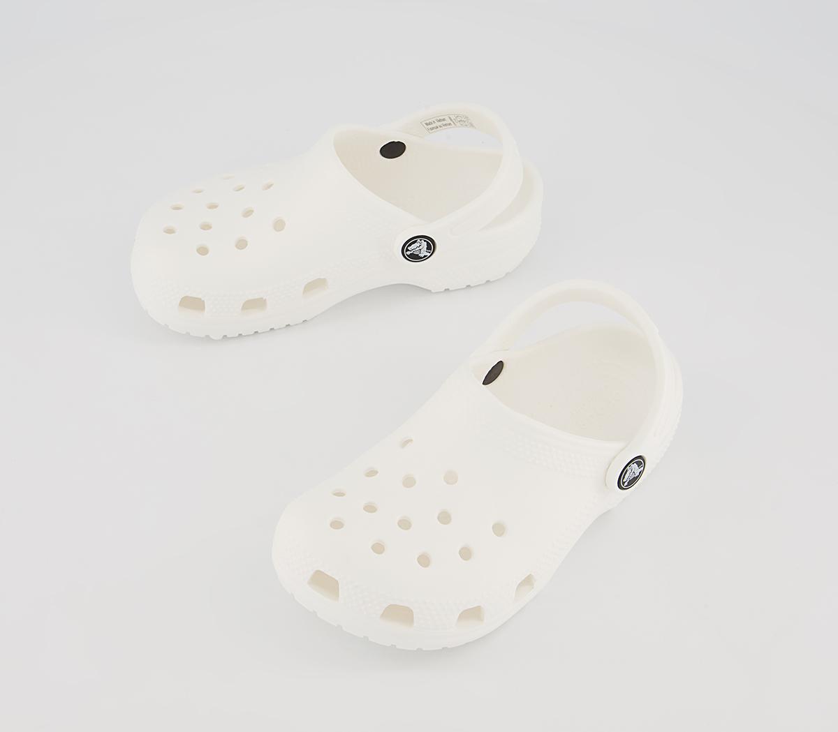 Crocs Classic Kids Clogs Crocs Classic Kids Clogs White