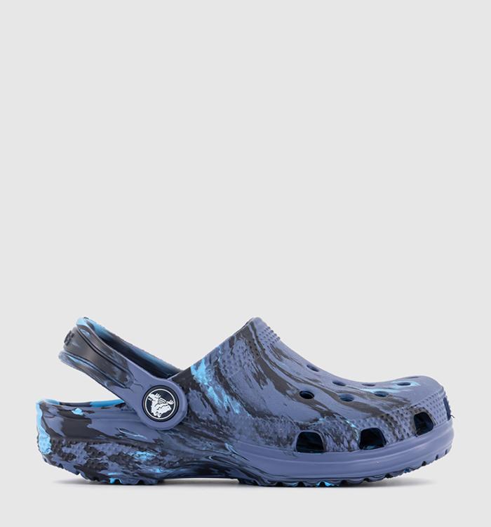 Crocs Classic Kids Clogs Navy Multi
