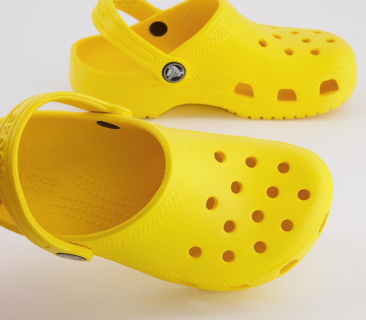 Crocs Classic Kids Clogs Crocs Classic Kids Clogs Lemon