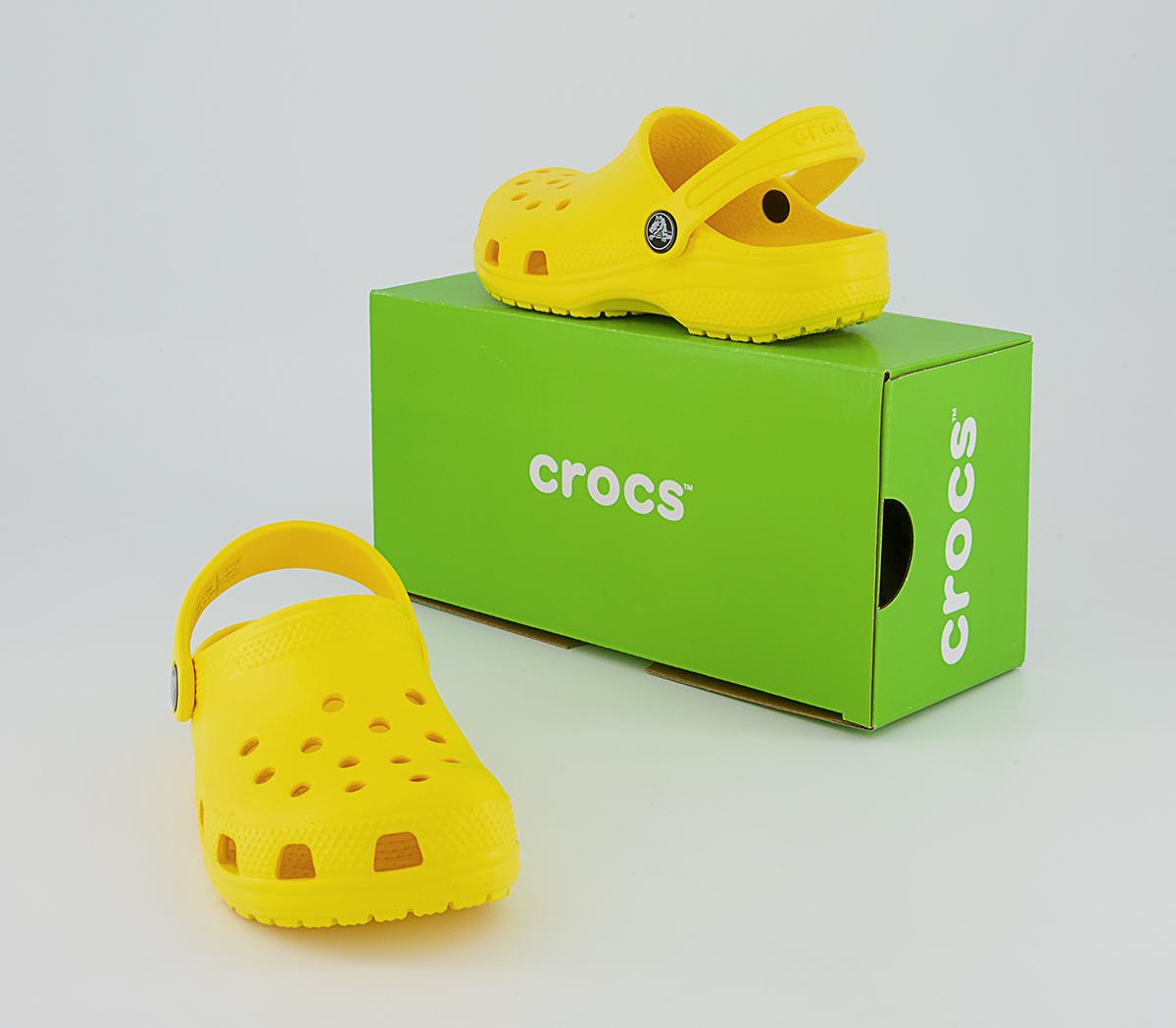 Crocs Classic Kids Clogs Crocs Classic Kids Clogs Lemon