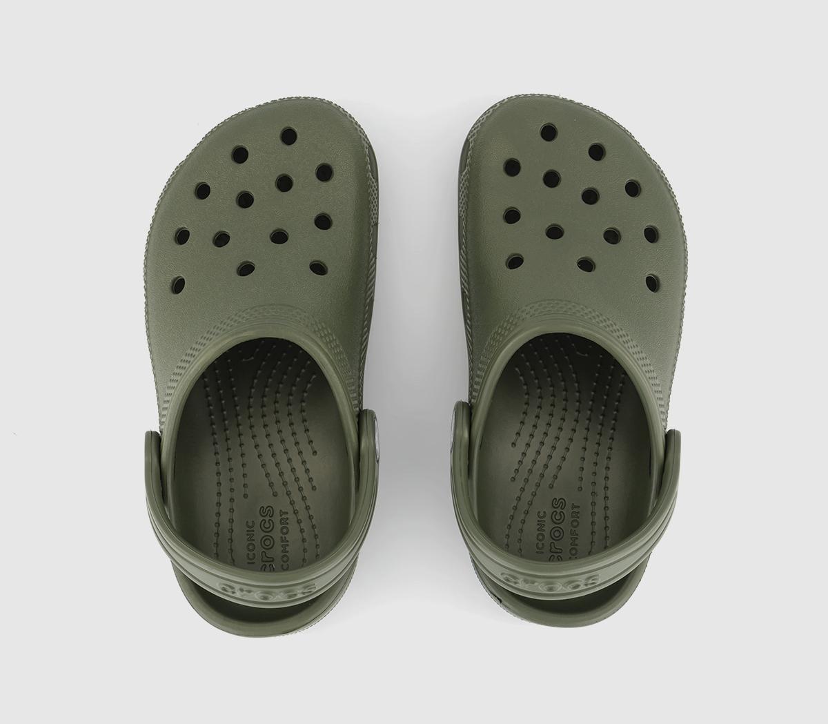CrocsClassic Kids ClogsArmy Green