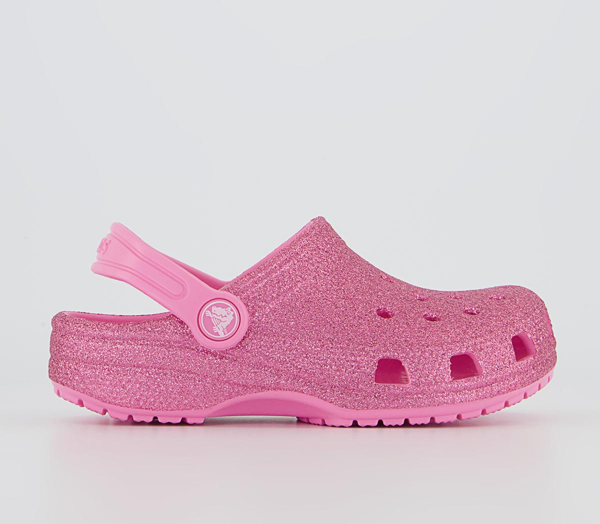 CrocsClassic Kids Clogs CrocsClassic Kids ClogsGlitter Pink Lemonade