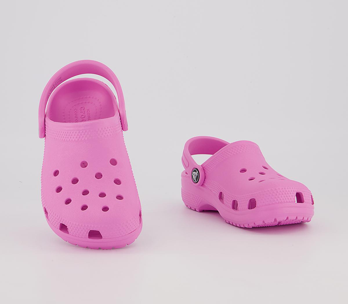 Crocs Classic Kids Clogs Crocs Classic Kids Clogs Taffy Pink