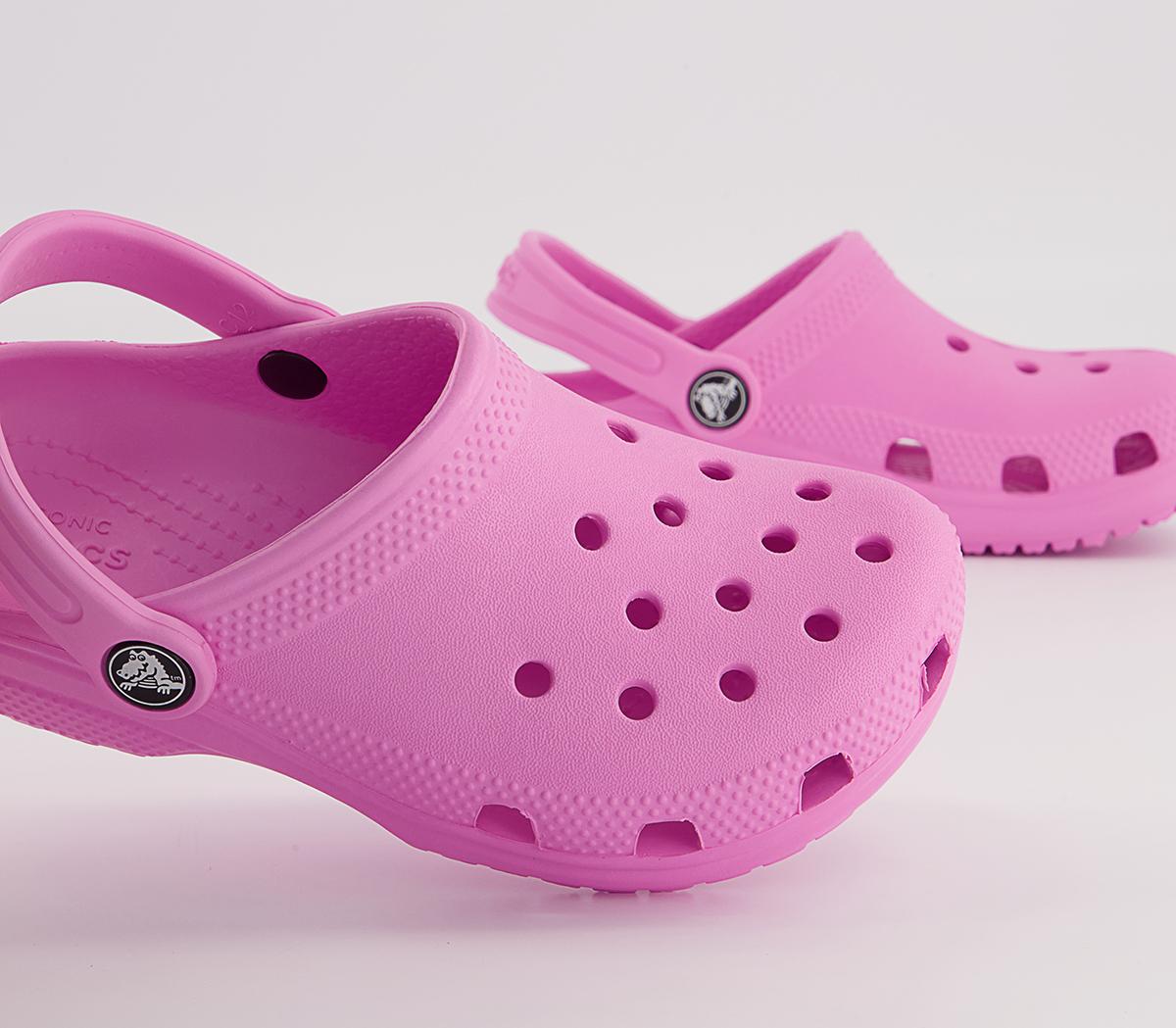Crocs Classic Kids Clogs Crocs Classic Kids Clogs Taffy Pink