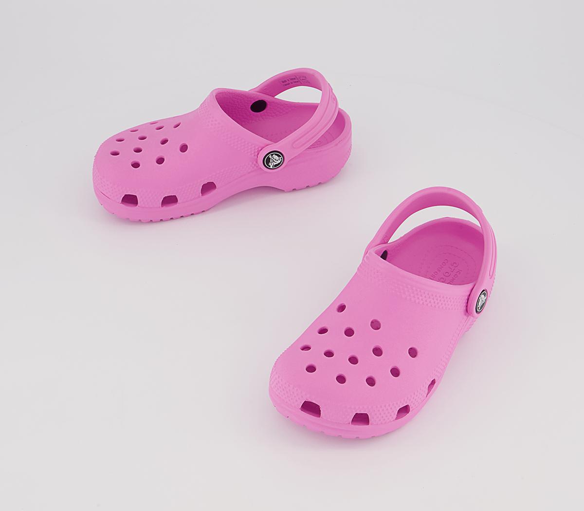 Crocs Classic Kids Clogs Crocs Classic Kids Clogs Taffy Pink
