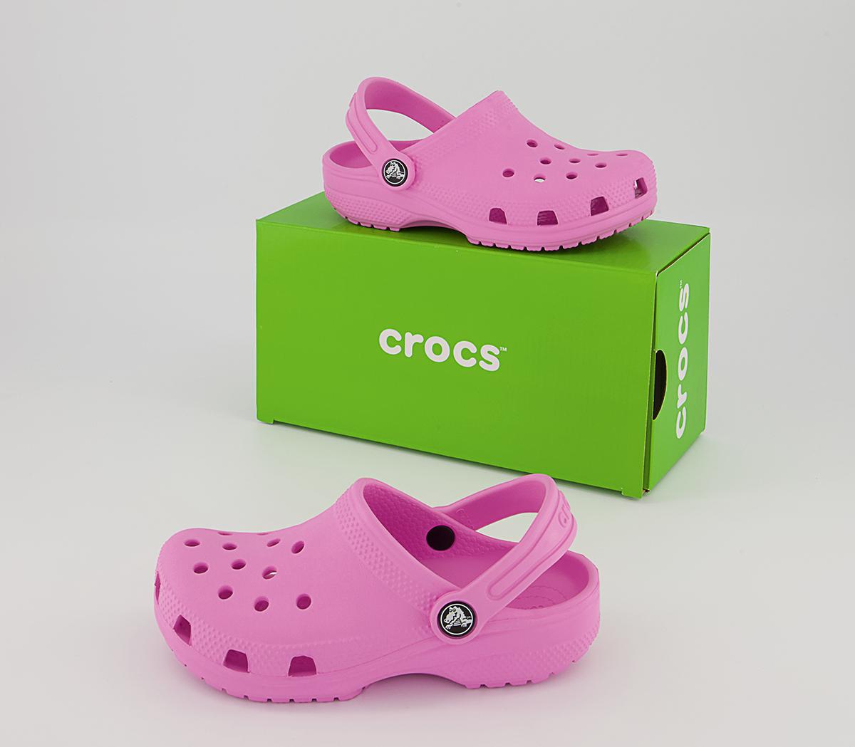 Crocs Classic Kids Clogs Crocs Classic Kids Clogs Taffy Pink