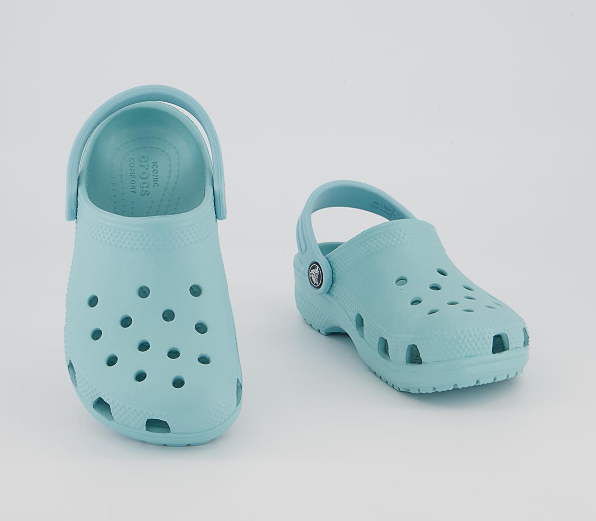 Crocs Classic Kids Clogs Pure Water - Youth Trainers & Shoes