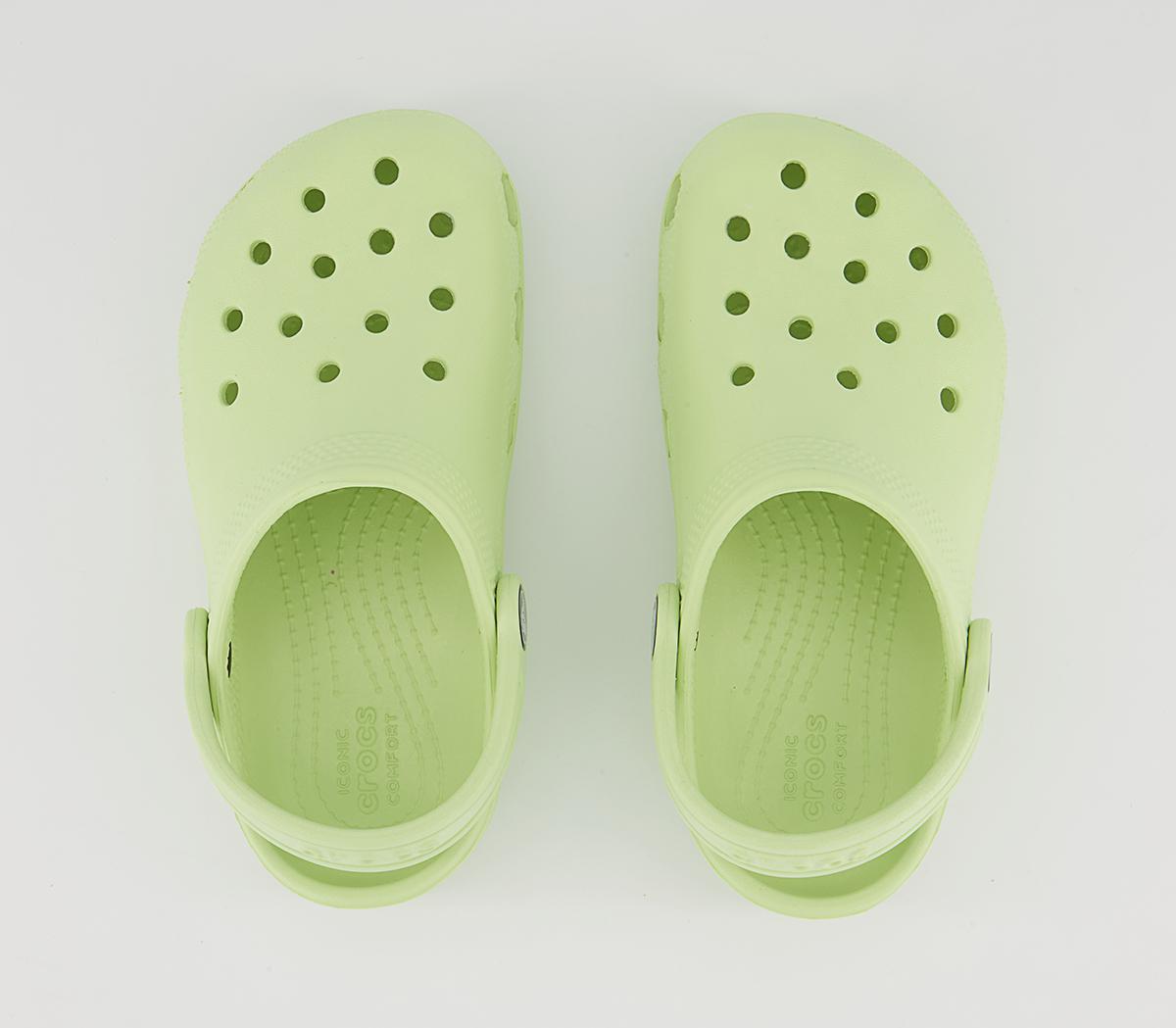 Crocs Classic Kids Clogs Crocs Classic Kids Clogs Celery