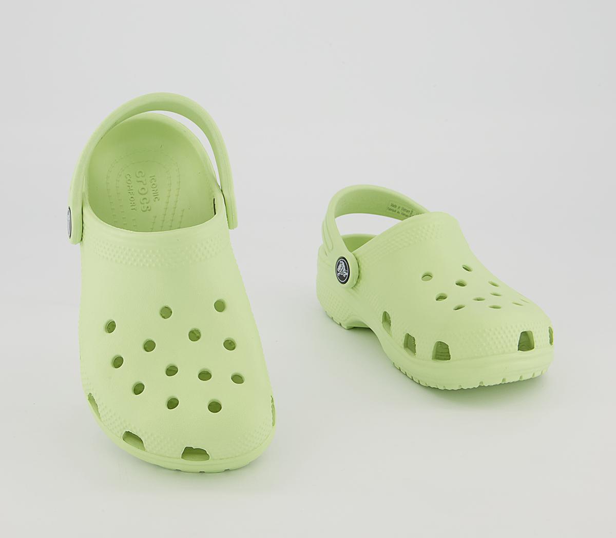 Crocs Classic Kids Clogs Crocs Classic Kids Clogs Celery