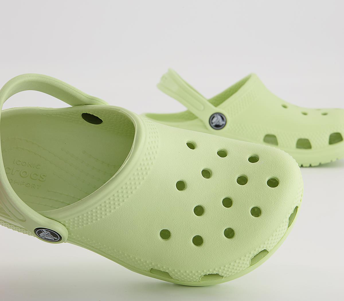 Crocs Classic Kids Clogs Crocs Classic Kids Clogs Celery