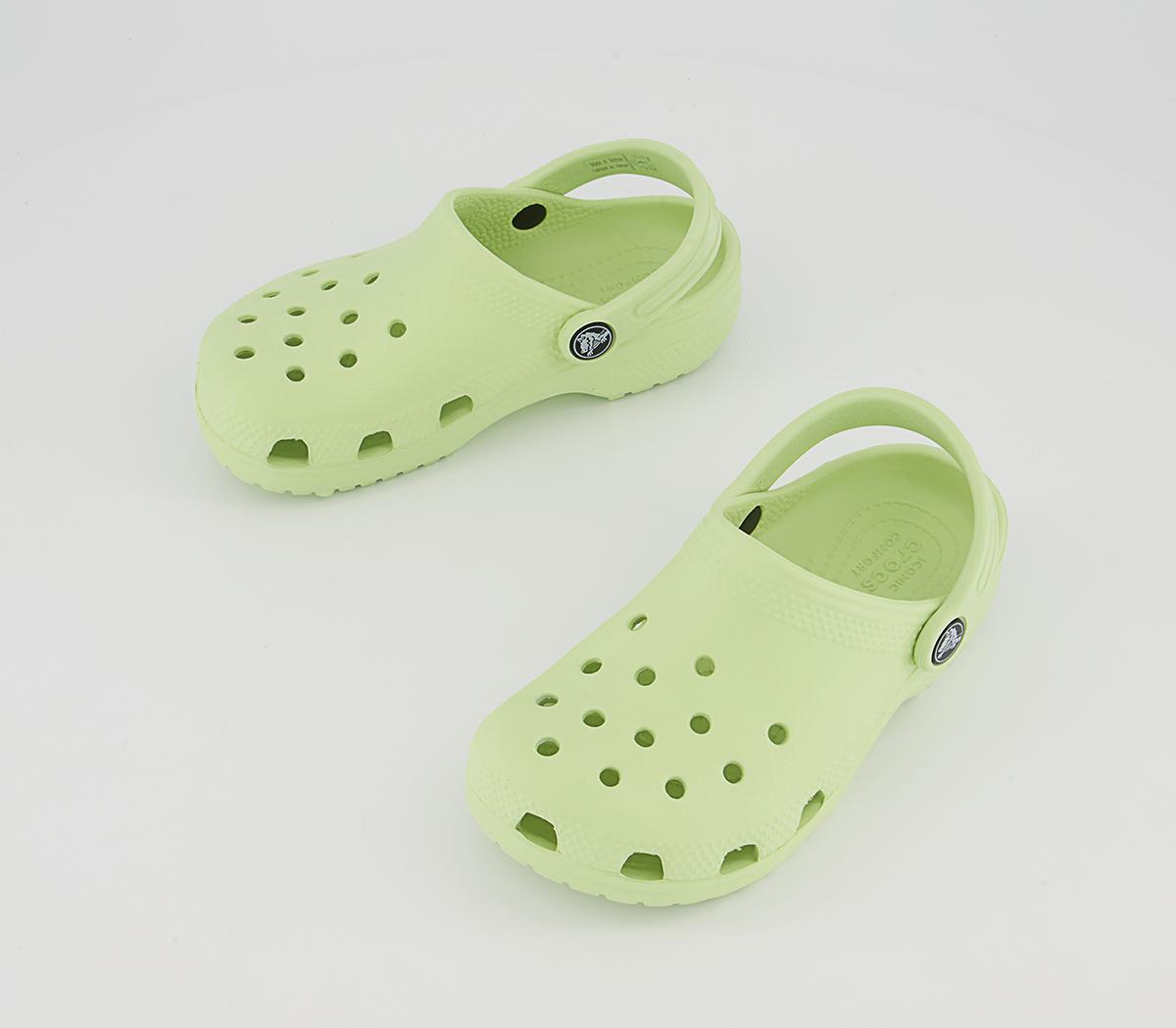 Crocs Classic Kids Clogs Crocs Classic Kids Clogs Celery