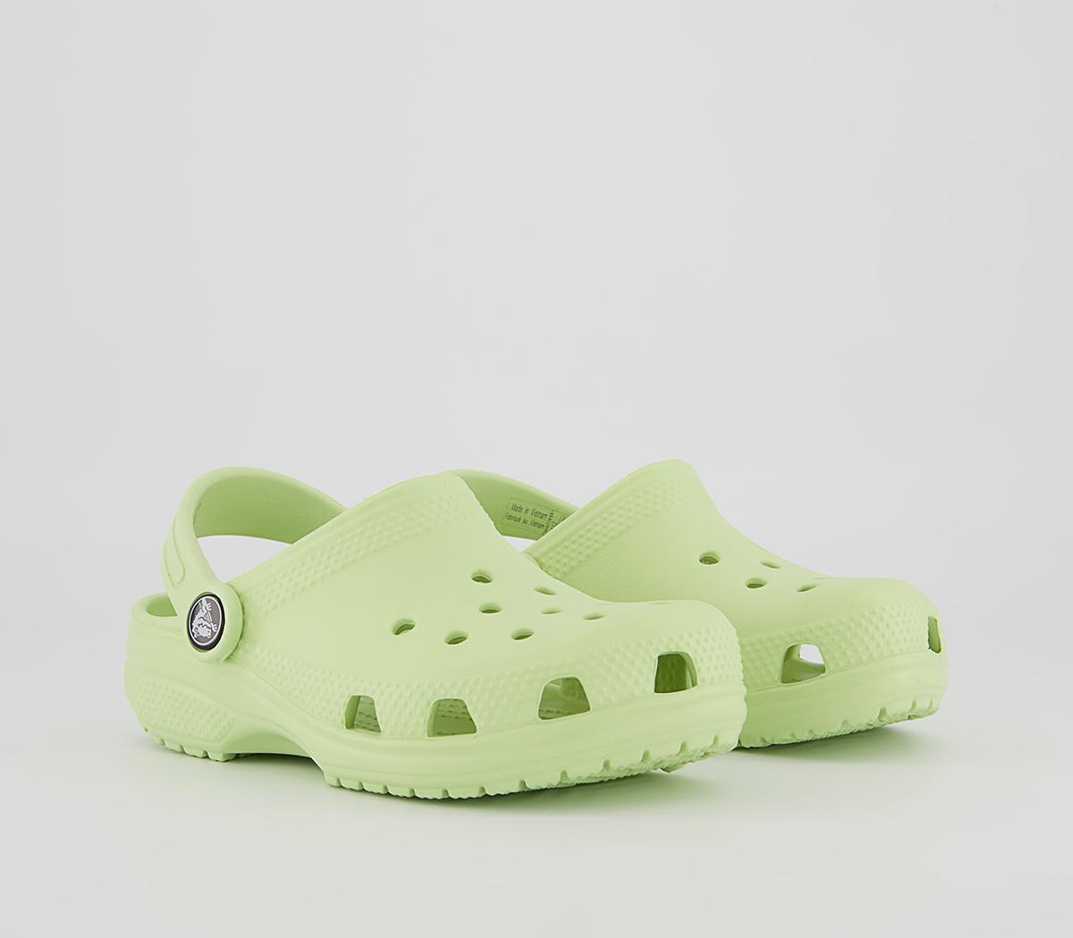 Crocs Classic Kids Clogs Crocs Classic Kids Clogs Celery